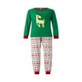 thumbnail image 2 of Pyjamas de Famille Rouges Assortis pour les Fêtes, Ensembles de Pyjamas de Noël en Forme de Cerf, 2 of 8