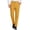 Yellow, variant on Mens Suit Pants Stretch Skinny Slim Fit Flat-Front Casual Fashion Comfy Solid Pencil Business Dress Plaid Pants Green L