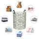 thumbnail image 4 of Fotbe Daisies Flowers Cesto de Ropa con Asas, Cesto Impermeable de Gran Capacidad, Bolsa de Lavado para Dormitorio, Cesto de Ropa con Ruedas y Asas-Medium, 4 of 6