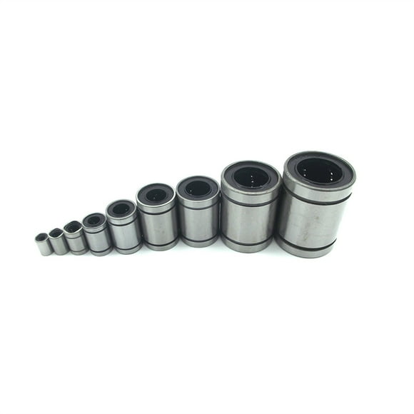 10PCS-LM8UU 8mm LM3UU LM4UU LM5UU LM6UU LM10UU LM12UU LM16UU LM20UU linear bushing CNC Bearing for rod Liner shaft Parts ,Low Friction