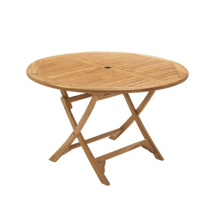 Useful And Decortive Wood Teak 47 Round Table Com