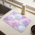thumbnail image 5 of Dish Drying Mat Absorbent Dish Drainer Kitchen Counter 15.7x11.8inch Dish Drying Pad for Countertops Sinks Draining Racks Cute Pastel Watercolor Floral, 5 of 9