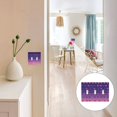 thumbnail image 7 of Yayeee Toggle Light Switch Wall Plate 2-Gang 4.56"x4.48" Decorative Outlet Cover, Gradient Love, 7 of 7