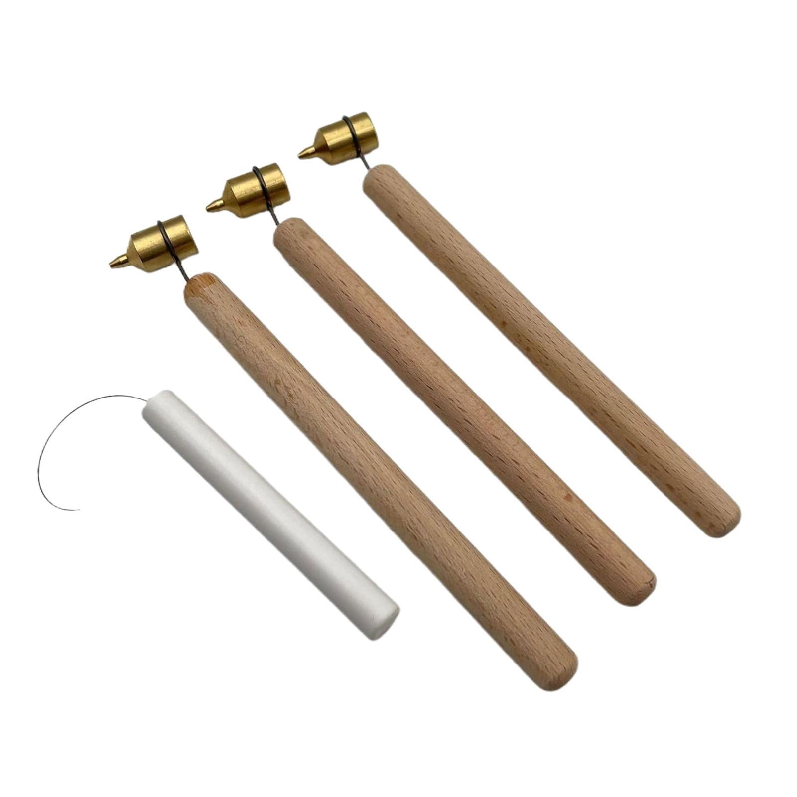 QccHieUs 3Pcs Fine Line Fluid Writer Paint Applicator Pens Stem Cleaning Tool for Marking