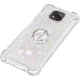 thumbnail image 6 of case for Motorola Moto G Power 2021 Case,Creativity Clear Quicksand Glitter Flowing Liquid Floating Soft TPU Case w/Stand Bling Diamond Sparkle Phone Cover for Motorola Moto G Power 2021  Colorful, 6 of 14
