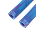 thumbnail image 2 of 1 Pair/set 22.2mm Rubber Handlebar Grips with Anti Slip Texture Mountain Bike Handle Cover SleevePurple Blue, 2 of 4