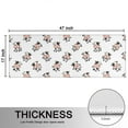 thumbnail image 5 of Kitchen Rugs Sets Of 2,White Cow Happy Pattern Anti Fatigue Kitchen Mat Rugs Non Slip Washable,Decorative Kitchen Floor Mats for Kitchen,Sink,Laundry,17"X47", 5 of 5