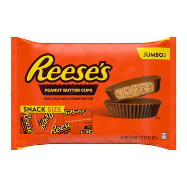 Reese's Mallow-Top Milk Chocolate Snack Size Peanut Butter Cups Easter ...