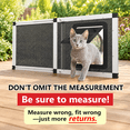 Adjustable Window Screen Pet Door Small【15''H × 22''-28.5''W】 - Walmart.com