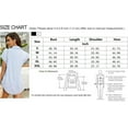 thumbnail image 4 of Short Sleeve Women Cap Sleeve Solid V-Neck Button Down Blouse Tops, 4 of 4