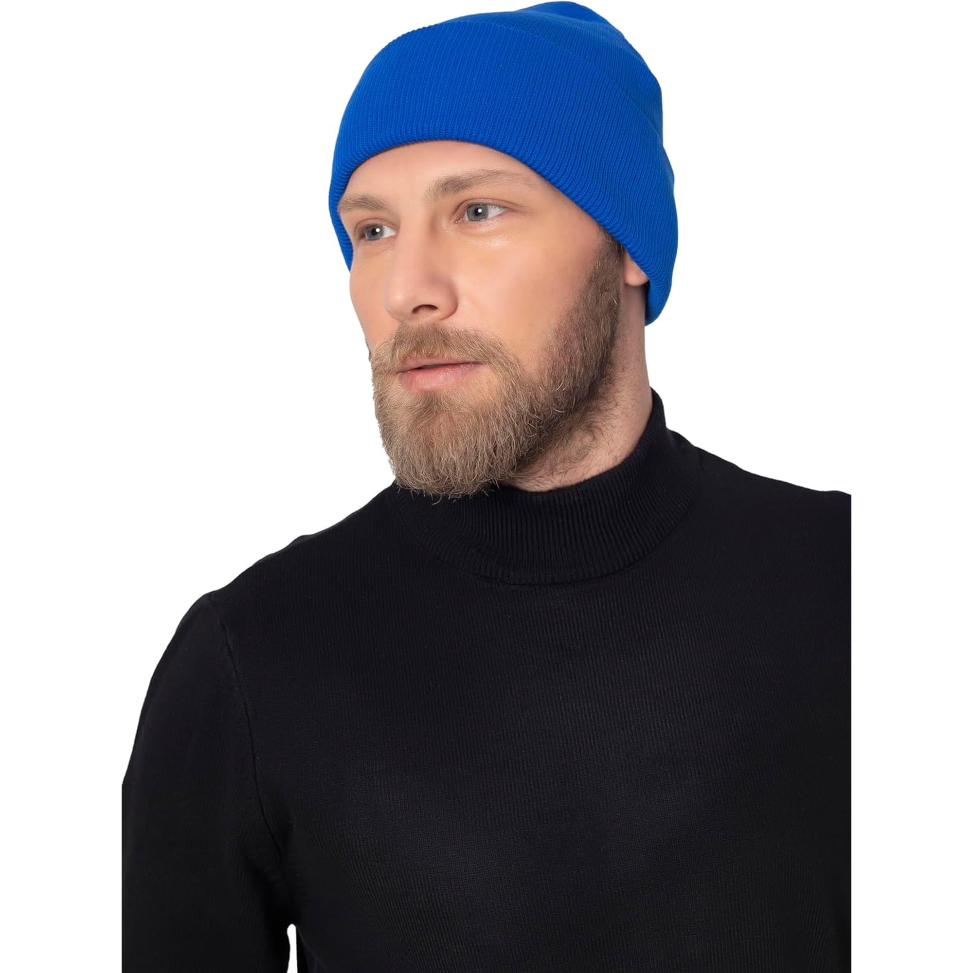 Bonnet D'hiver Tricoté - Unisexe, Acrylique Doux, Extensible, Pour Automne/hiver