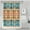 Brown Ethnic Geometric, variant on Boho Blue Pixel Ethnic Pattern Shower Curtain 36"x72" ,Bathroom Decorative Shower Curtains Set with 12 Hooks,Modern Waterproof Washable Shower Curtain