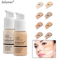 thumbnail image 2 of Julystar oil-control foundation for daily oil control and concealing, with a natural matte texture, long-lasting and non-cakey, suitable for everyday use to stay fresh all day., 2 of 15