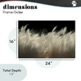 thumbnail image 3 of White Feathers Windblown Grasses Canvas Wall Art, design by Decent Exposures, 3 of 8
