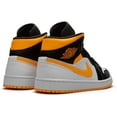 thumbnail image 4 of Women's Jordan 1 Mid SE White/Laser Orange-Black (CV5276 107) - 10.5, 4 of 6