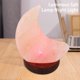 thumbnail image 4 of USB Night Light Moon Shape Color Changing Illumination Decorative LED Faux Crystal Salt Lamp with Wooden Base for Home 26-27s, 4 of 5