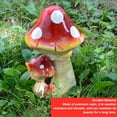 thumbnail image 3 of Décor de Champignons en Résine 3 Champignons Design Exquis Décoratif Polyvalent Décor de Jardin Extérieur Ornement de Champignons, Résine de Qualité Supérieure, Résistant aux Intempéries, Charme Unique pour Jardin, Patio,, 3 of 7