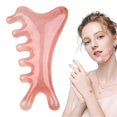 thumbnail image 1 of Scalp Massager Jade Comb for Head and Neck Relaxation, Facial Gua Sha and Fatigue Relief, 1 of 4