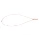thumbnail image 3 of Collar de respiración consciente de acero inoxidable que reduce el estrés y la ansiedad. Collar portátil con silbato para mujeres y hombres en oro rosa, 3 of 15