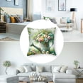 thumbnail image 5 of nygtbtfer Pillows Pillows Watercolor Flower Garland Spring Pillowcase with Covers for Sofa Couch Home Chair Decoration White, 5 of 7