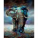 thumbnail image 1 of (SZX-C608) hilo algodón ecológico bordado 11CT 3 hebras impresión 40*50cm kit serie punto cruz elefante, 1 of 9