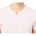 thumbnail image 3 of X RAY Men's Basic V-Notch Neck Short Sleeve T-Shirt, Baby Pink, M, 3 of 3