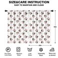 thumbnail image 2 of Blackout Kids Curtains,White Cow Head Pattern Childrens Insulated Curtains Set Of 2,Bedroom Essentials,Toddler Room Decor 42x63in(106x160cm), 2 of 5