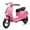 Pink, variant on Okybaby 24V Ride on Motorcycle, 250W Electric Motorcycle with Max Speed 10 Mph, Twist-Grip Throttle, 12" Air Tyre, MP3 Player, Bluetooth, Powered Ride on Toy Car for Aged 8+, Red