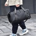 thumbnail image 1 of Bolsa de viaje para hombres y mujeres, bolsa de almacenamiento de zapatos con separación de humedad y sequedad, bolso de mano de gran capacidad, bolsa de equipaje de viaje, bolsa deportiva de fitness, 1 of 3