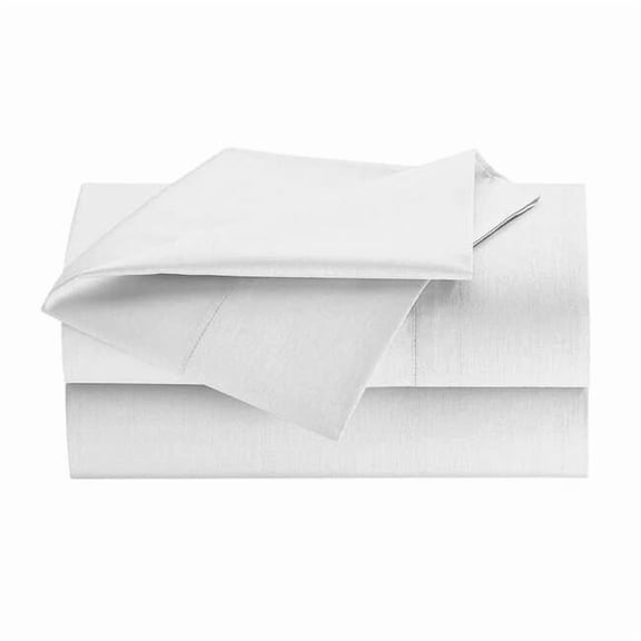 Martex Sheet,XL King,White,Thread T250,PK6 1A38078