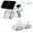 White, variant on 3-in-1 Foldable Wireless Charging Station Compatible with Magsafe,15W Fast Magnetic Charger Stand for iPhone 12-17 Apple Watch AirPods, Travel-Friendly with Night Light (Robo-Dog Design)