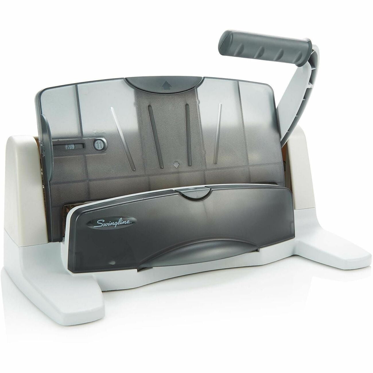Swingline LightTouch Heavy Duty Punch, 50% Easier, 2-7 Holes, 40 Sheets