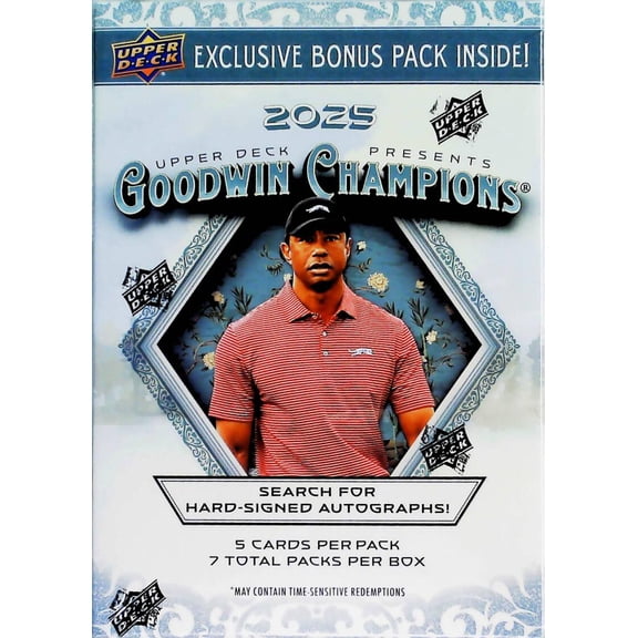 2025 Upper Deck Goodwin Champions Factory Sealed Blaster Box 7 Packs