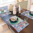 thumbnail image 6 of Placemats Set Of 4 / 6, Cute Poodle Dog Trimming Props Placemats For Dining Table Indoor/Outdoors Heat Resistant Washable Placemats 18" X 12", 6 of 8