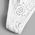 thumbnail image 4 of HUPOM Period Underwear For Women Silk Underwear For Women Medium waist Elastic Waist Solid Thong White XL, 4 of 5
