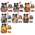 thumbnail image 4 of One Piece Backpack 3 Piece Luffy Zoro School Bag 1, 4 of 5
