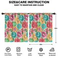 thumbnail image 2 of Blackout Kids Curtains,Pioneer Flower Childrens Insulated Curtains Set Of 2,Bedroom Essentials,Toddler Room Decor 52x63in(132x160cm), 2 of 4