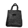 thumbnail image 1 of Nvzi Bolso de paja hecho a mano, bolso de malla para viajes, playa, pesca, tejido de paja, estilo pastoral femenino, bolso de hombro hueco., 1 of 5