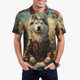 thumbnail image 1 of Balery Forest Maple Leaf Husky Camisa Polo de Hombre con Estampado, de Manga Corta y Tejido Medio, Camisa Tipo Golf Polo-XX-Large, 1 of 6