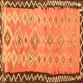 thumbnail image 1 of Ahgly Company Indoor Square Oriental Orange Traditional Area Rugs, 7' Square, 1 of 1