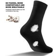 thumbnail image 3 of Penkiiy Middle Socks for Men 5 Pairs Men Comfortable Sports Socks Slippers Solid Color Business Socks Black Socks, 3 of 8