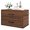 Walnut, variant on POWERSTONE 2 Drawers Wooden Organizer, Storage Cabinets Under Desk Storage Small Dresser with Drawers for Living Room, Office Home, Walnut