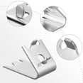thumbnail image 5 of MLINS 80 pcs  Freezer Shelf Support Refrigerator Shelf Clips Cooler Shelf Clips Stainless Steel Freezer Shelf Brackets Wire Shelf Clips, 5 of 8