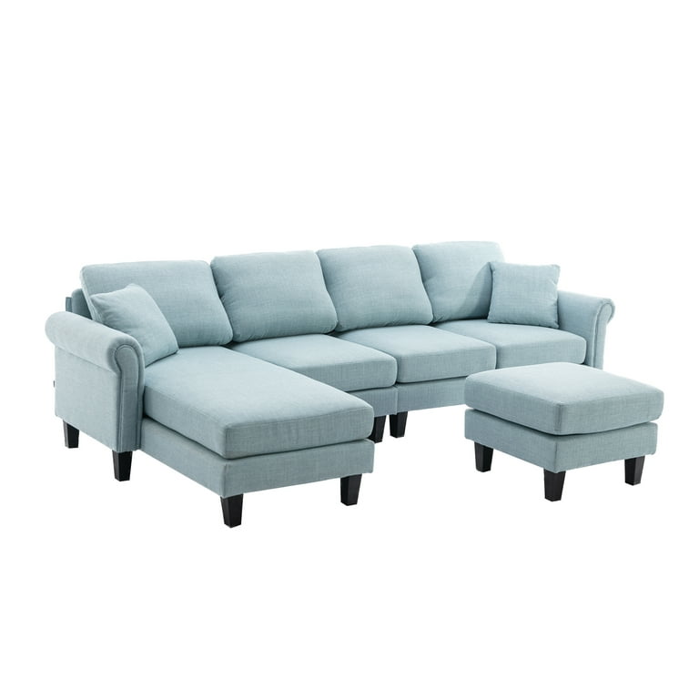 Convertible Sectional Sofa Set 108 Inch U Shaped Sectional Sofa