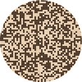 thumbnail image 1 of Ahgly Company Machine Washable Indoor Round Transitional Deep Peach Orange Area Rugs, 7' Round, 1 of 7