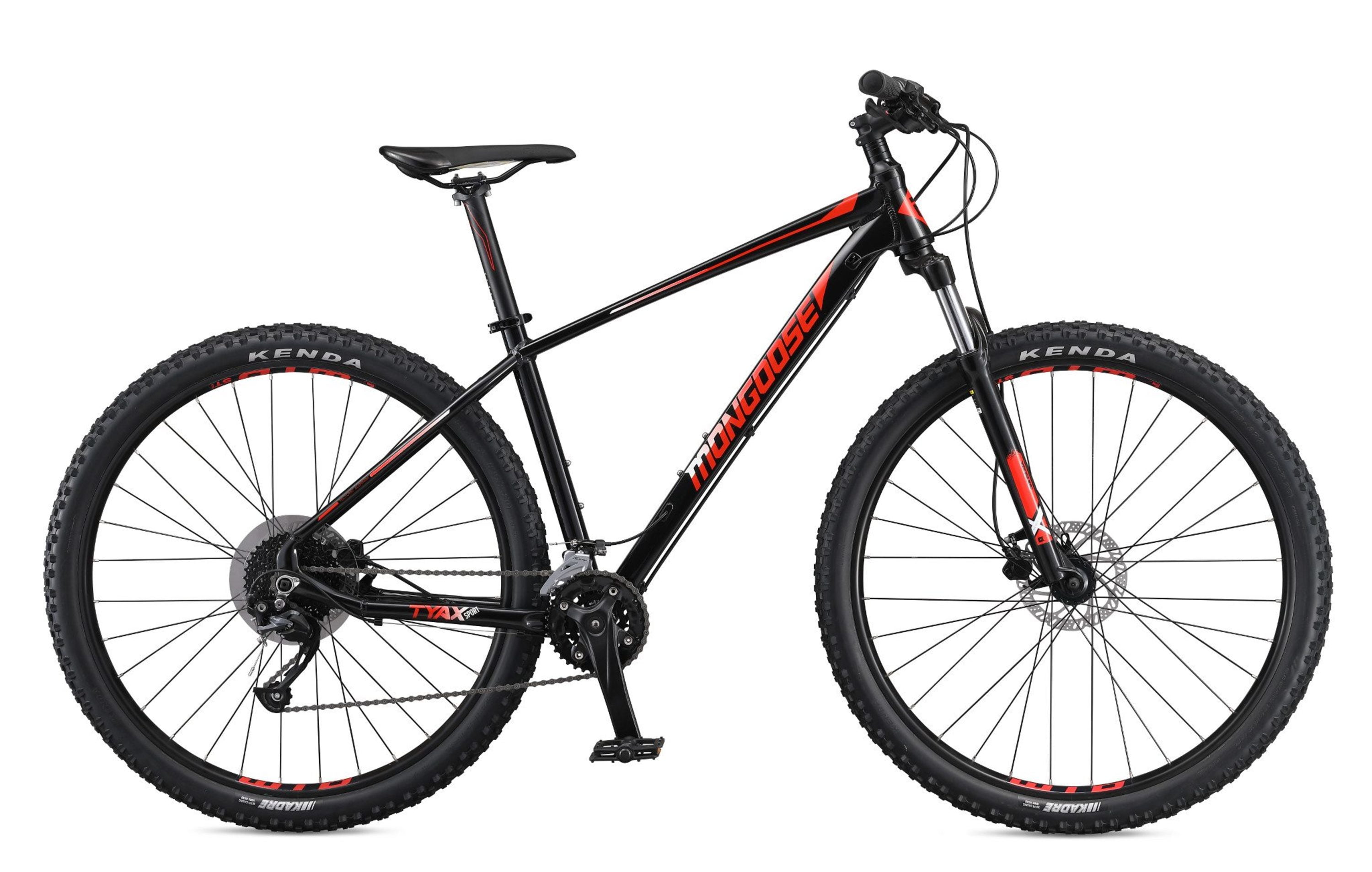 Mongoose Tyax 29 Small Sport Adult Unisex 29-in. Mountain Bike, Black