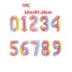thumbnail image 3 of 1pc Gold Foil Number Balloon, For Festival Birthday Party And Wedding Decoration, 3 of 3