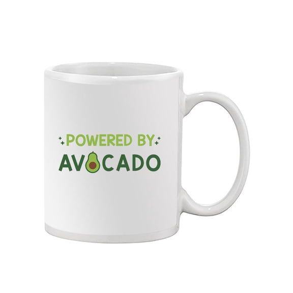 Powered By Avocado Mug - Smartprints Designs,