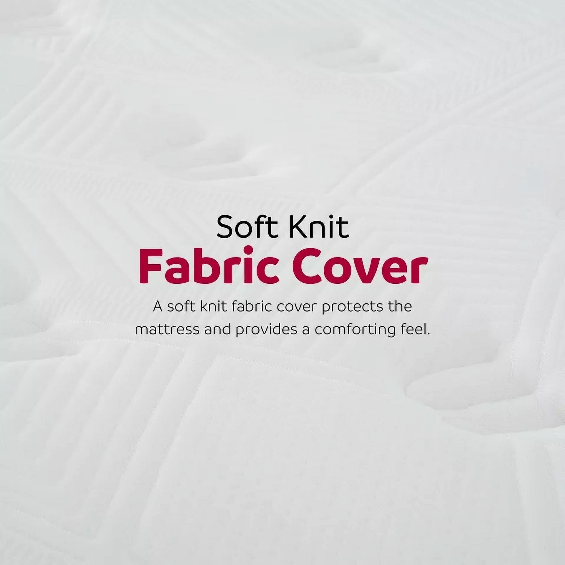 Premium 9 in. California King Size Pocket Coil Mattress, Low Motion Transfer Multi Layer Foam Mattress, White