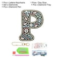 thumbnail image 3 of Uxcell Diamond Art Keychains, 1 PCS DIY Crystal Rhinestones Key Chain for Gift, P, 3 of 5